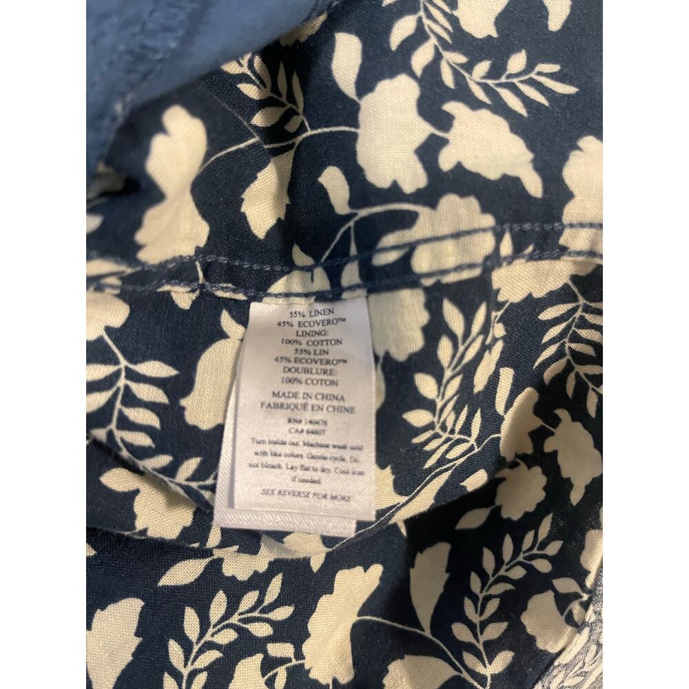 NWOT: Faherty Gemina Dress in Indigo Echo Floral - Picture 8 of 8